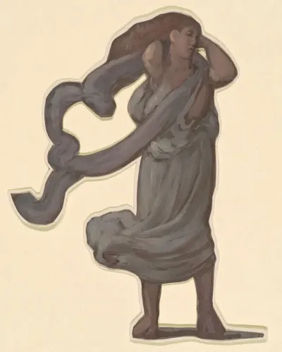 Study For Greek Girls Bathing V