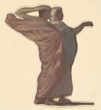 Study For Greek Girls Bathing Viii