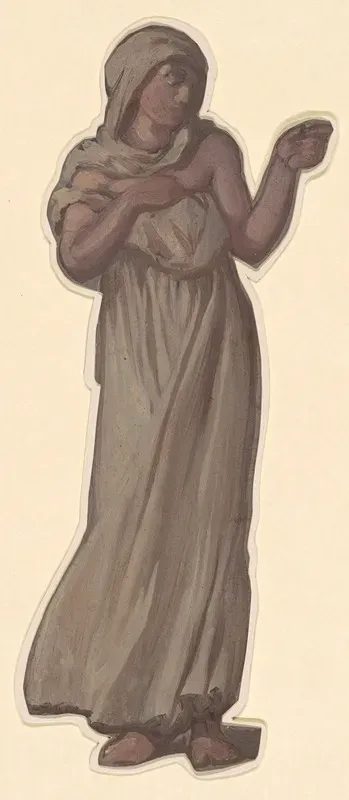 Study For Greek Girls Bathing Xii