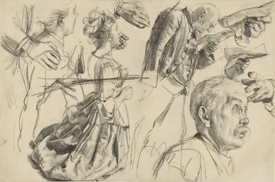 Study For Heinrich Von Kleists Broken Jug