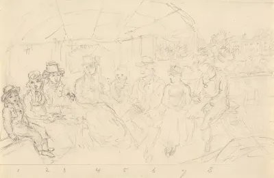 Study For In Mr Barnards Boat Kingston