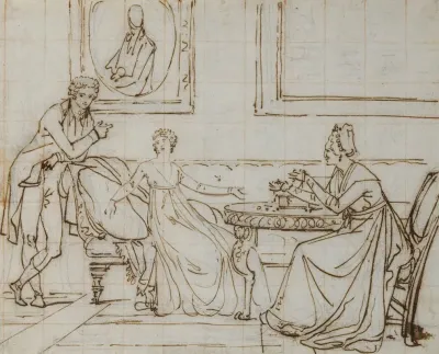 Study For La Famille Salucci
