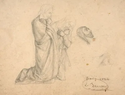Study For La Mise Au Tombeau