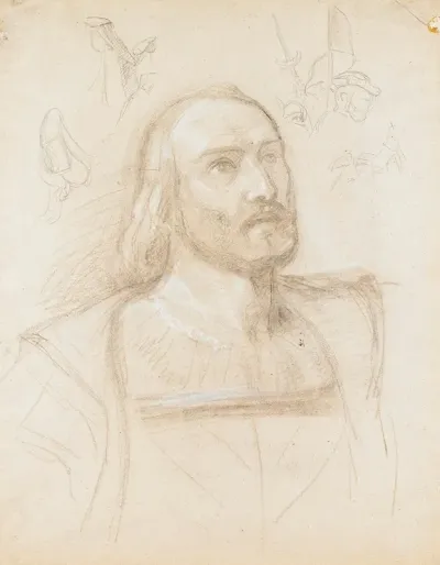 Study For Landing Of Columbus