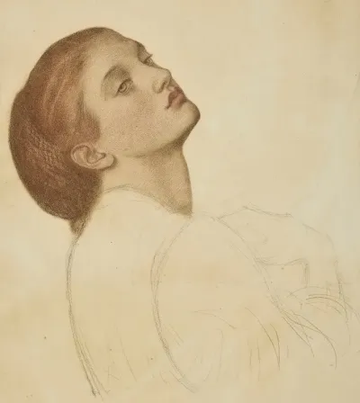 Study For Marigolds The Bower Maiden Fleur De Marie