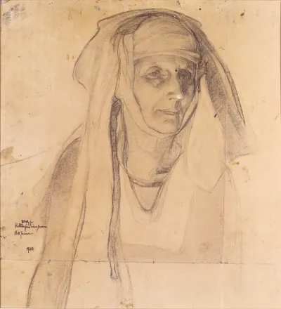 Study For Mary Return From The Crucifixion