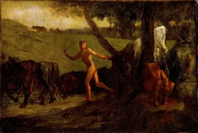 Study For Mercury Leading The Cows Of Argus To Water