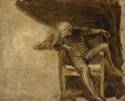 Study For Milton And His Daughters