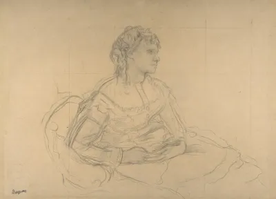 Study For Mme Theodore Gobillard Nee Yves Morisot