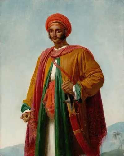 Study For Portrait Of An Indian
