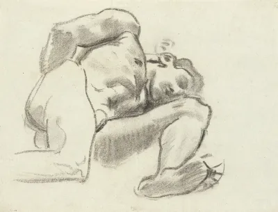 Study For Prometheus Rondel Rotunda Museum Of Fine Arts Boston