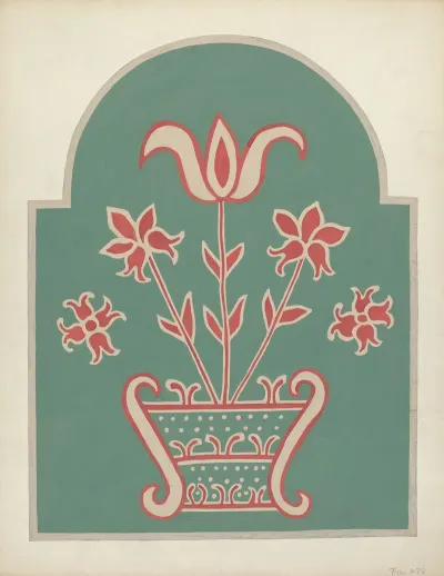 Study For Proposed Portfolio Decorated Chests Of Rural Pennsylvania 5