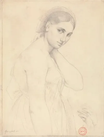 Study For Raphael And The Fornarina