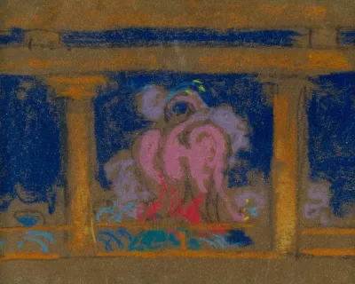 Study For Scene In The Daughter Of Heaven Santa Fe 2