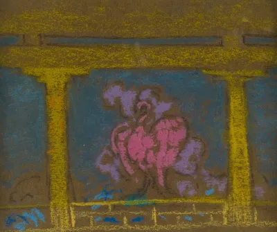 Study For Scene In The Daughter Of Heaven Santa Fe