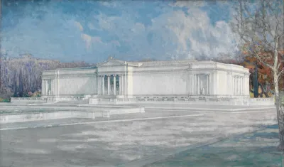 Study For South Facade Of The Cleveland Museum Of Art