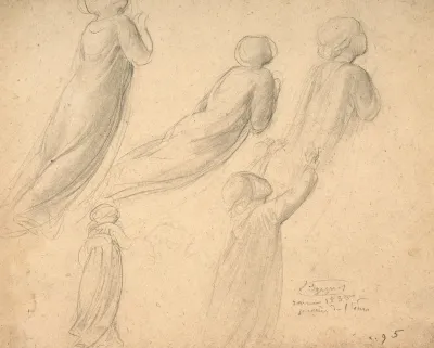 Study For Souvenir Du Ciel