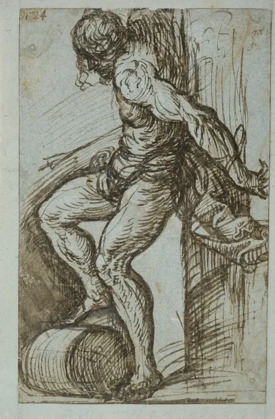 Study For St Sebastian In The High Altar Of Ss Nazarro E Celso Brescia