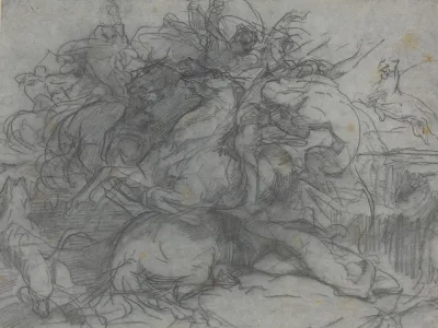Study For Surprise Battle Of The Tigers