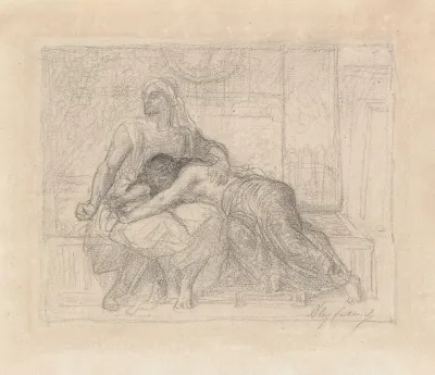 Study For Tamar And Absalom