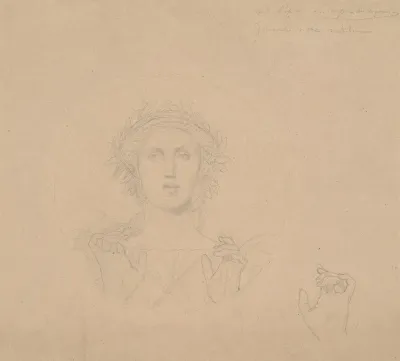 Study For The Allegorical Figure Of Art