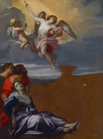 Study For The Altarpiece Of Saint Rosalie Among The Plague Stricken