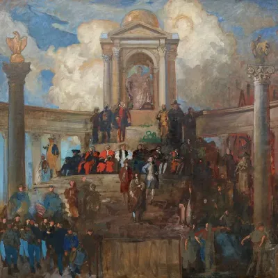 Study For The Apotheosis Of Pennsylvania House Of Representatives Chamber Pennsylvania State Capitol Harrisburg