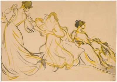 Study For The Decoration For The Salle Des Fetes For La Mairie Du 11e Arrondissement De Paris