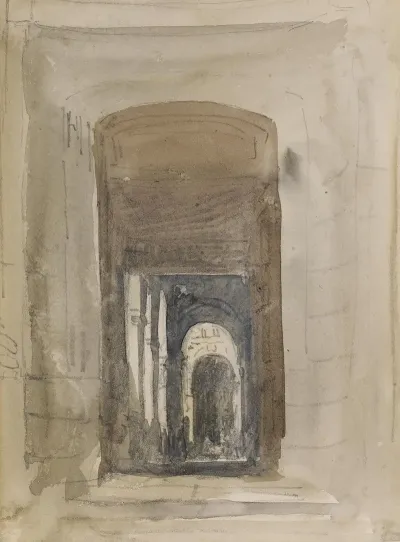 Study For The Door Of The Church Of Saint Roch Paris
