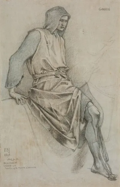 Study For The Failure Of Gawain From The Holy Grail Tapestries