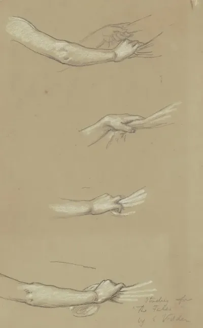 Study For The Fates Gathering In The Stars