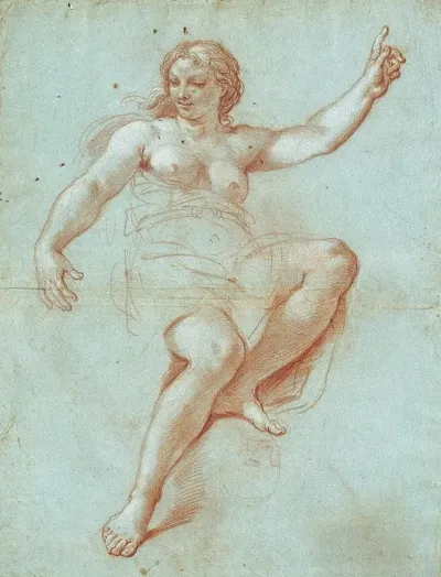 Study For The Figure Of Aurora