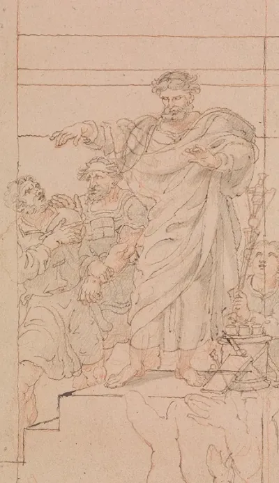 Study For The Figure Of Grammateus