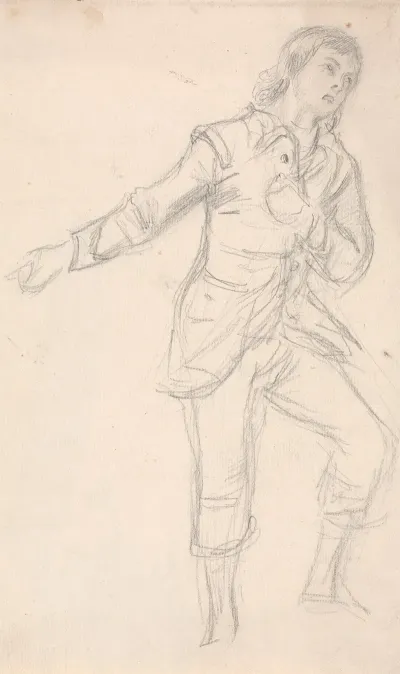 Study For The Figure Of Gulliver