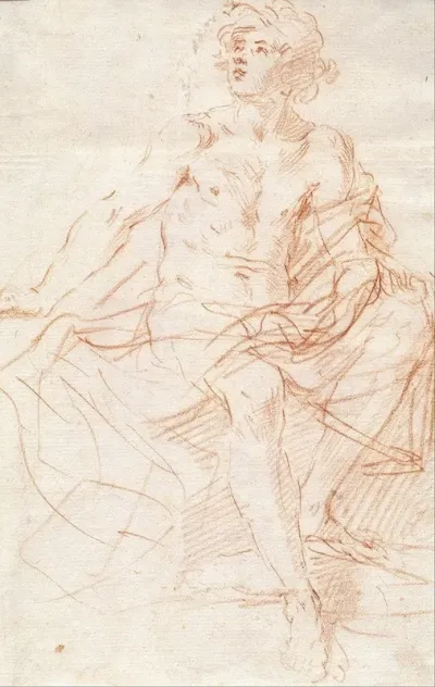 Study For The Figure Of John The Baptist