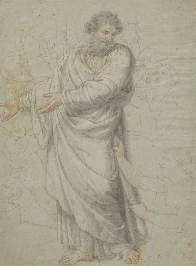 Study For The Figure Of St Paul