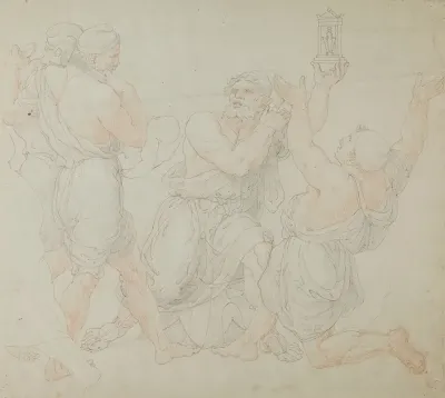 Study For The Figures Of Demitrius And Two Workmen