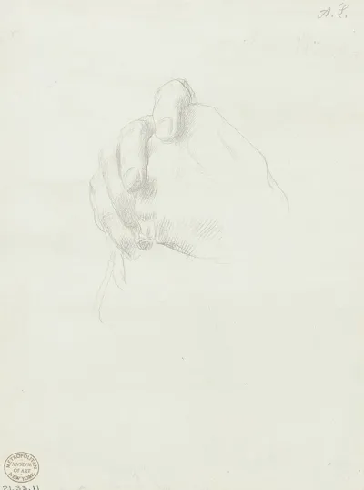 Study For The Hands In The Portrait Of Edward D Adams
