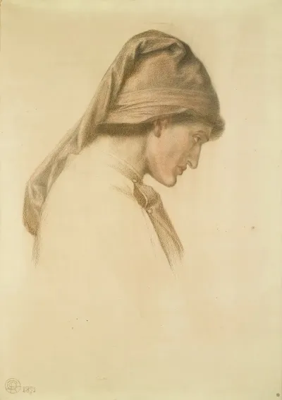 Study For The Head Of Dante In Dantes Dream