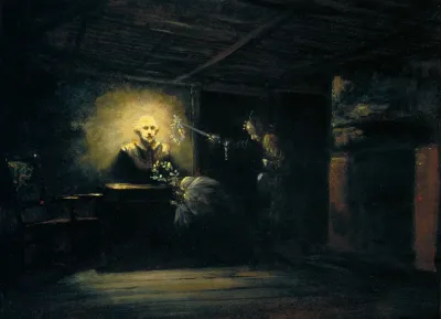 Study For The Immortal Light Of Genius