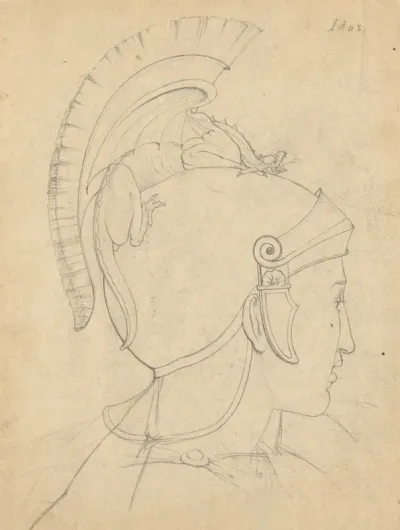 Study For The Judgment Of Jupiter Idas Head