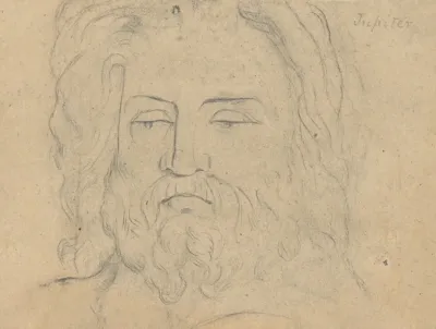 Study For The Judgment Of Jupiter Jupiter Head