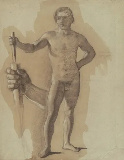 Study For The Landing Of Columbus