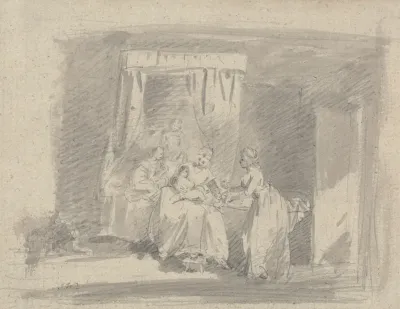 Study For The Mothers Bribe Or The Temptation To Be Washed