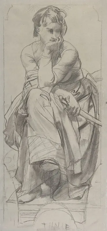 Study For The Muse Thalia