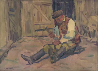 Study For The Painting Farrier