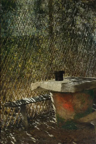 Study For The Painting In The Summer House With A Top Hat