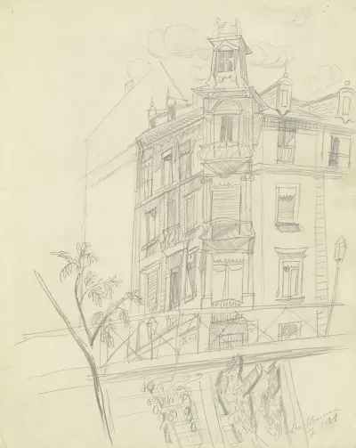Study For The Painting The Nice In Frankfurt Am Main