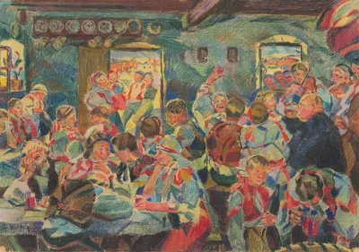 Study For The Painting Wedding Ii