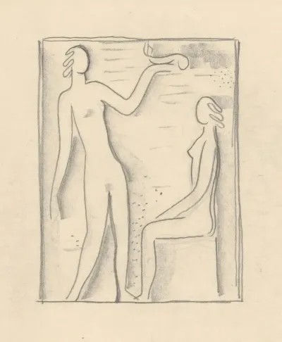 Study For The Painting With Prometheus